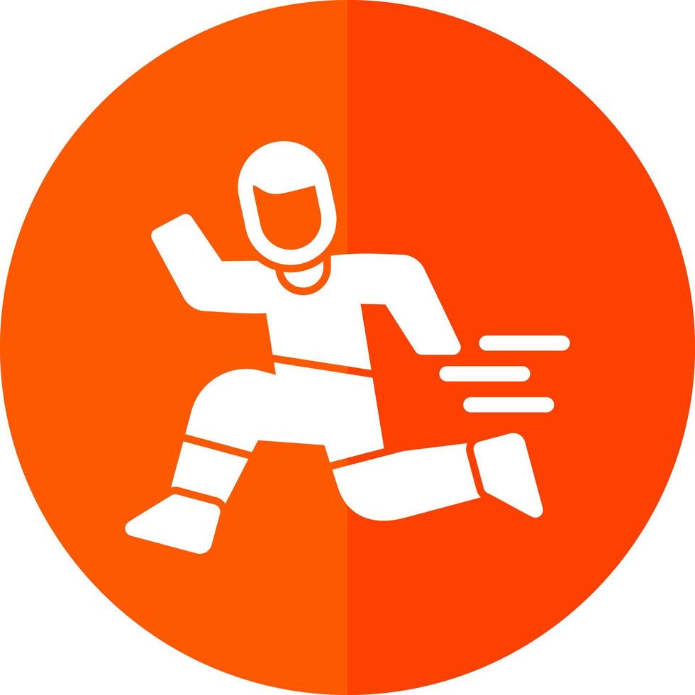 diseño de icono de vector de atletismo