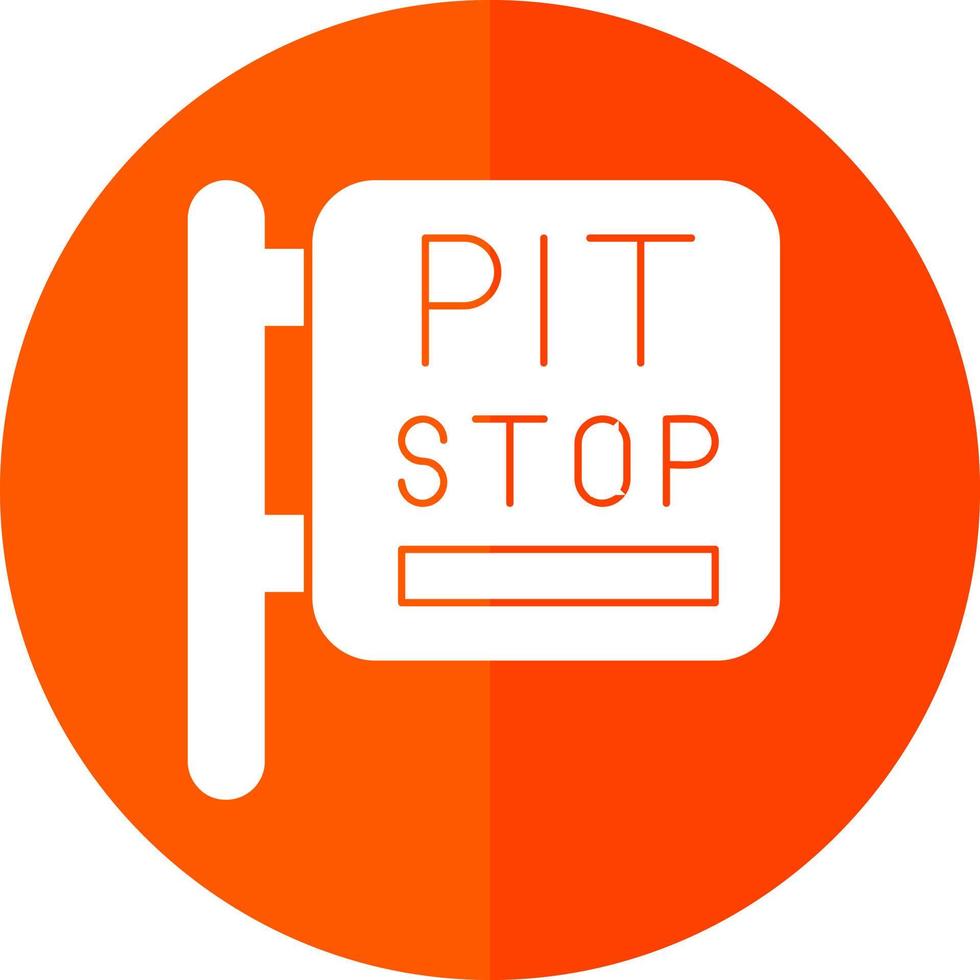 Pit Stop Vector Icon Design