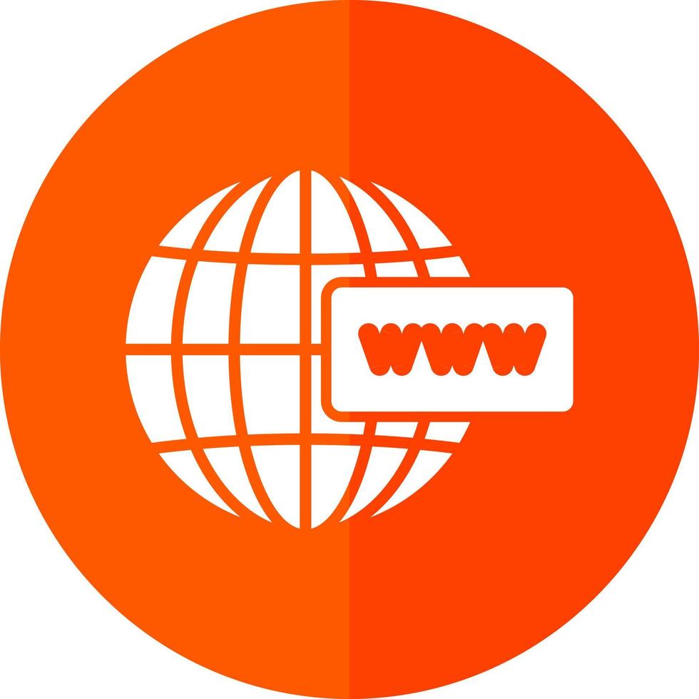 diseño de icono de vector de www