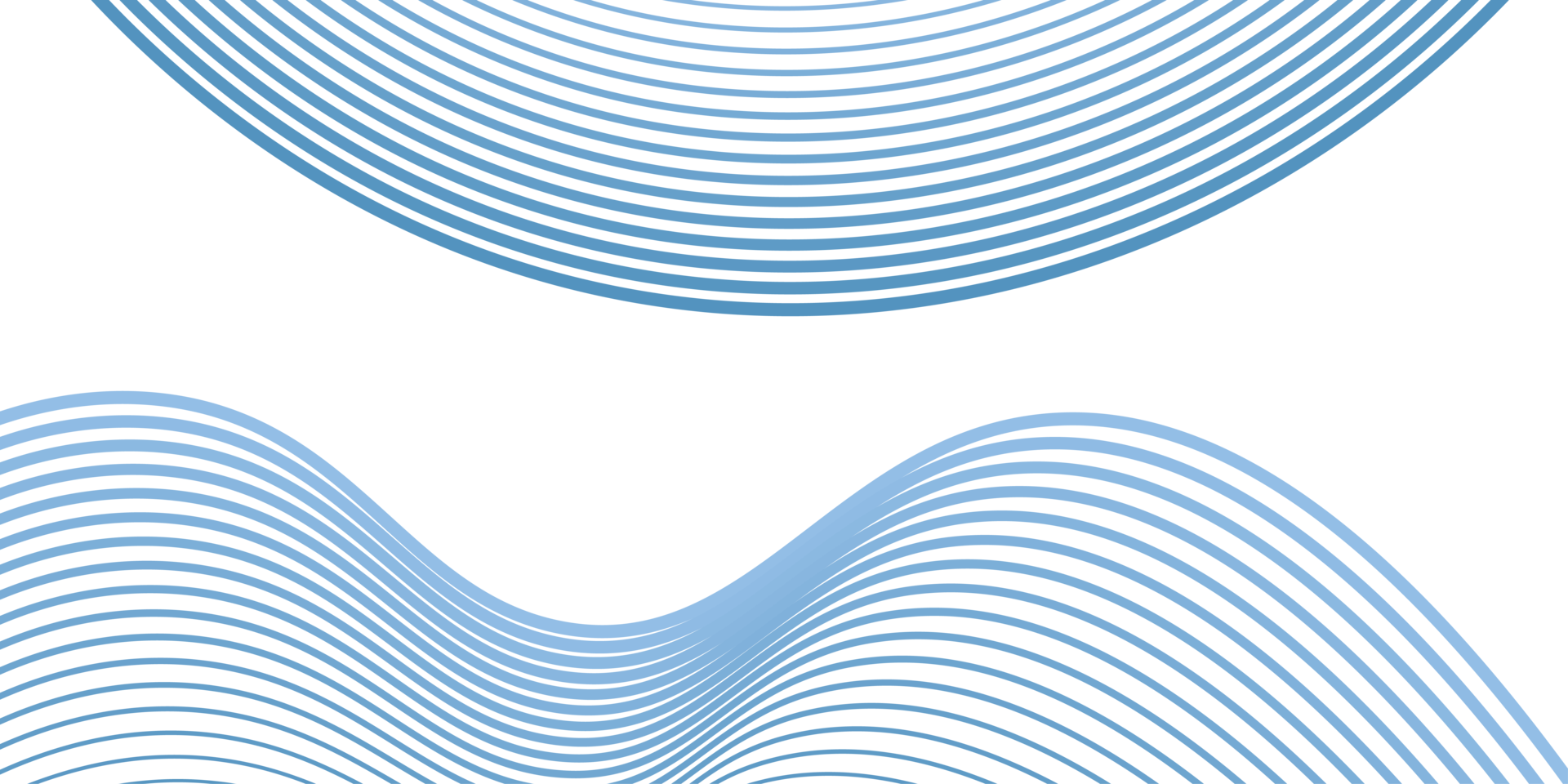 Wave lines smooth flowing dynamic multicolor gradient isolated on