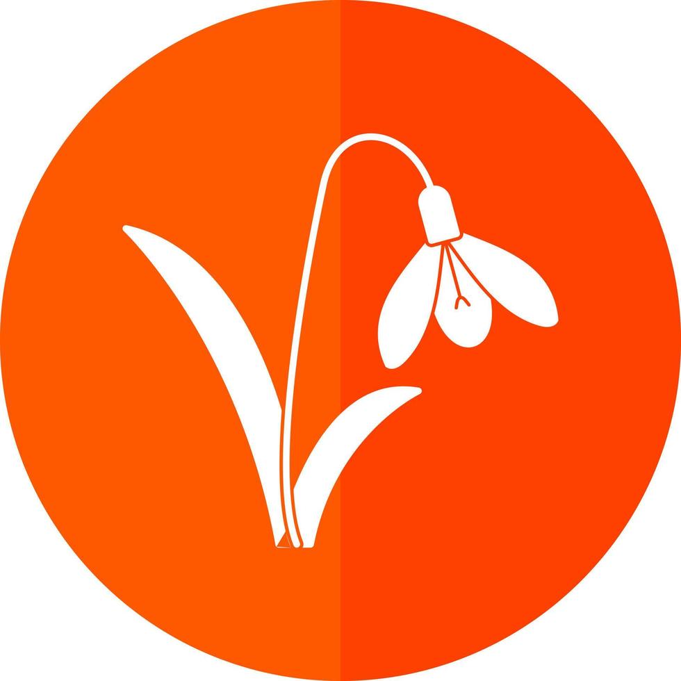 Snowdrop Vector Icon Design