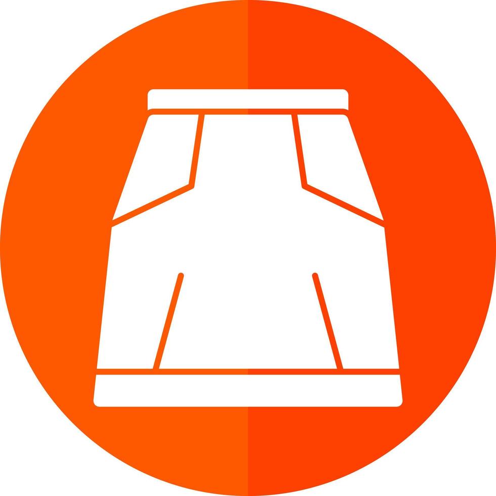Skirt Vector Icon Design