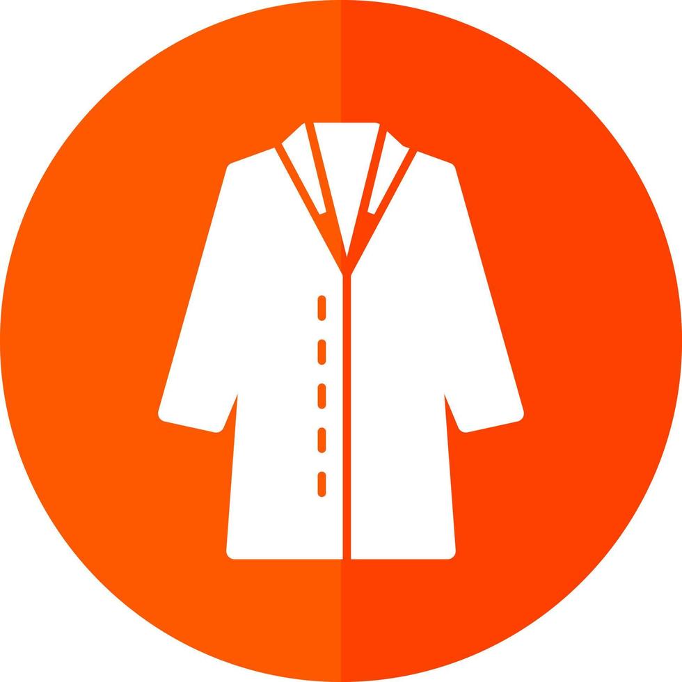 Lab Coat Vector Icon Design