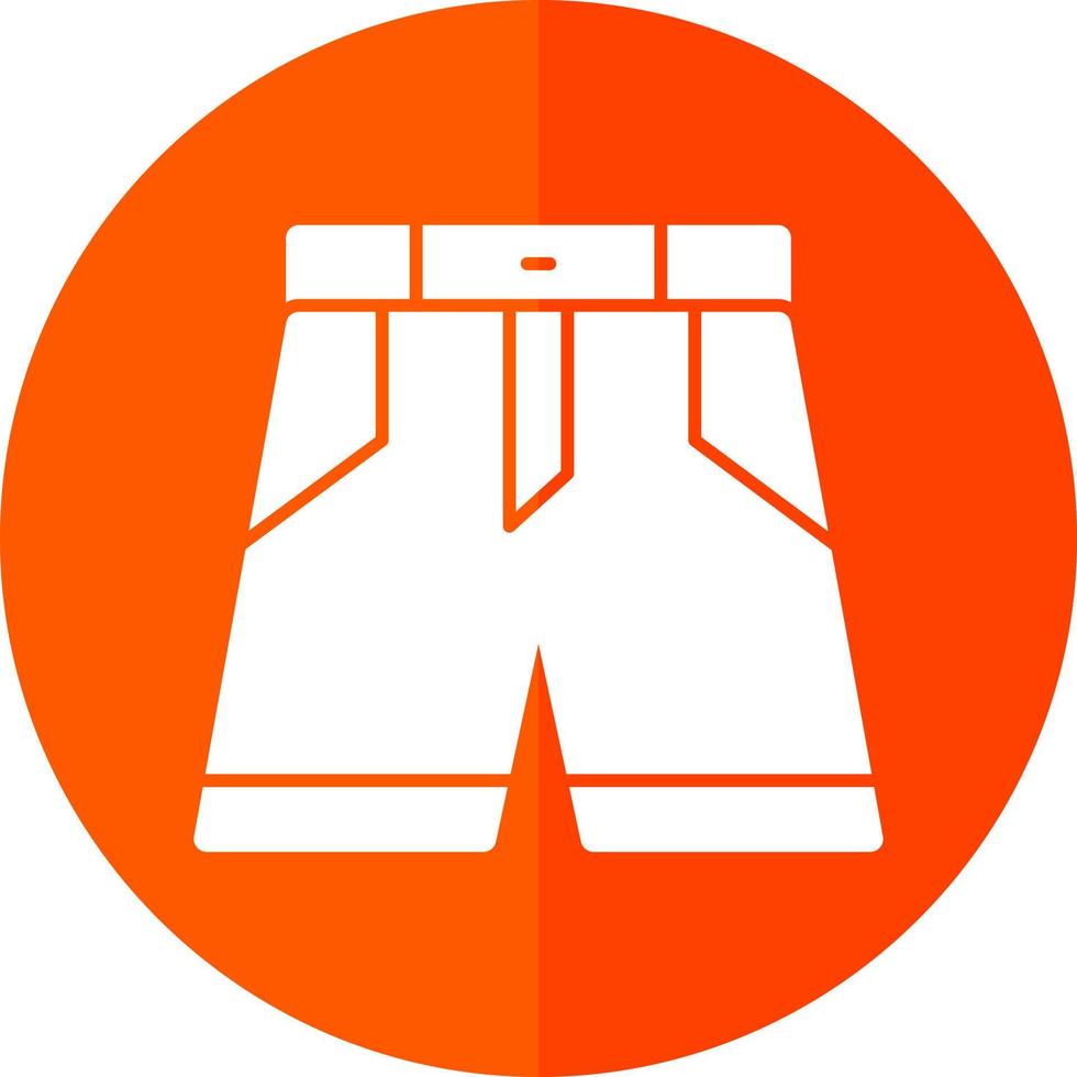 Denim Shorts Vector Icon Design