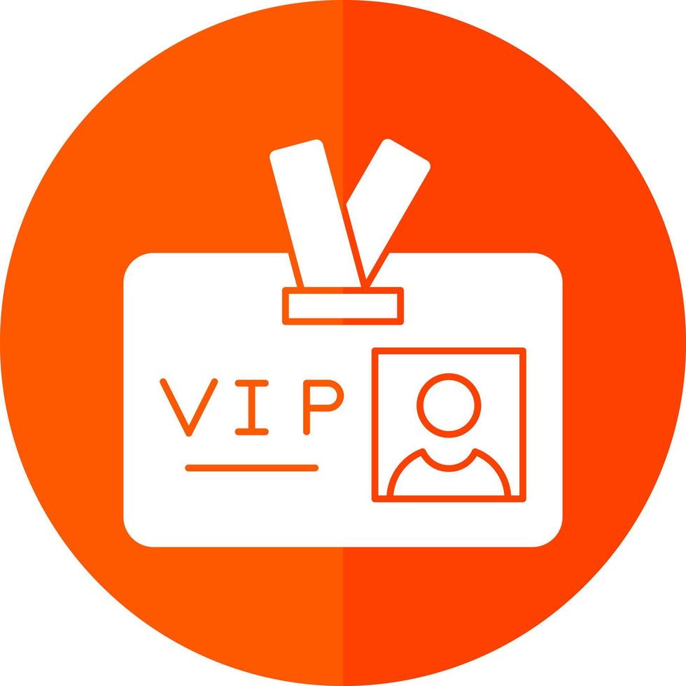 VIP Pass Vector Icon Design