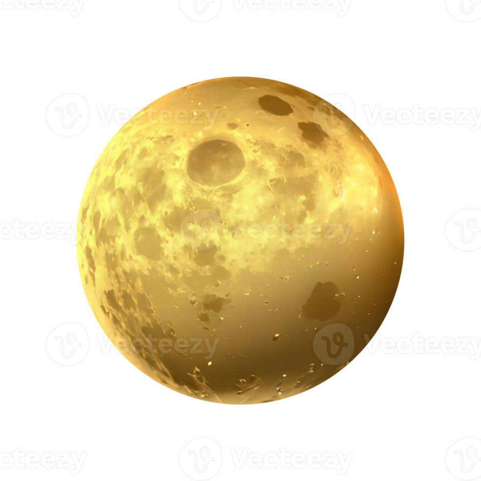 realista oro Luna png