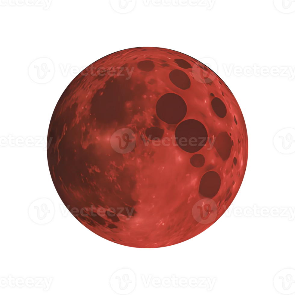 roter Vollmond png