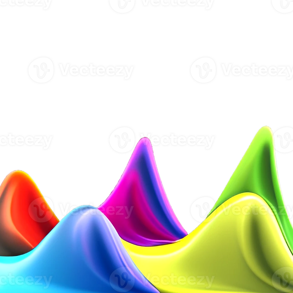 3d colorful abstract liquid shape 21357759 png