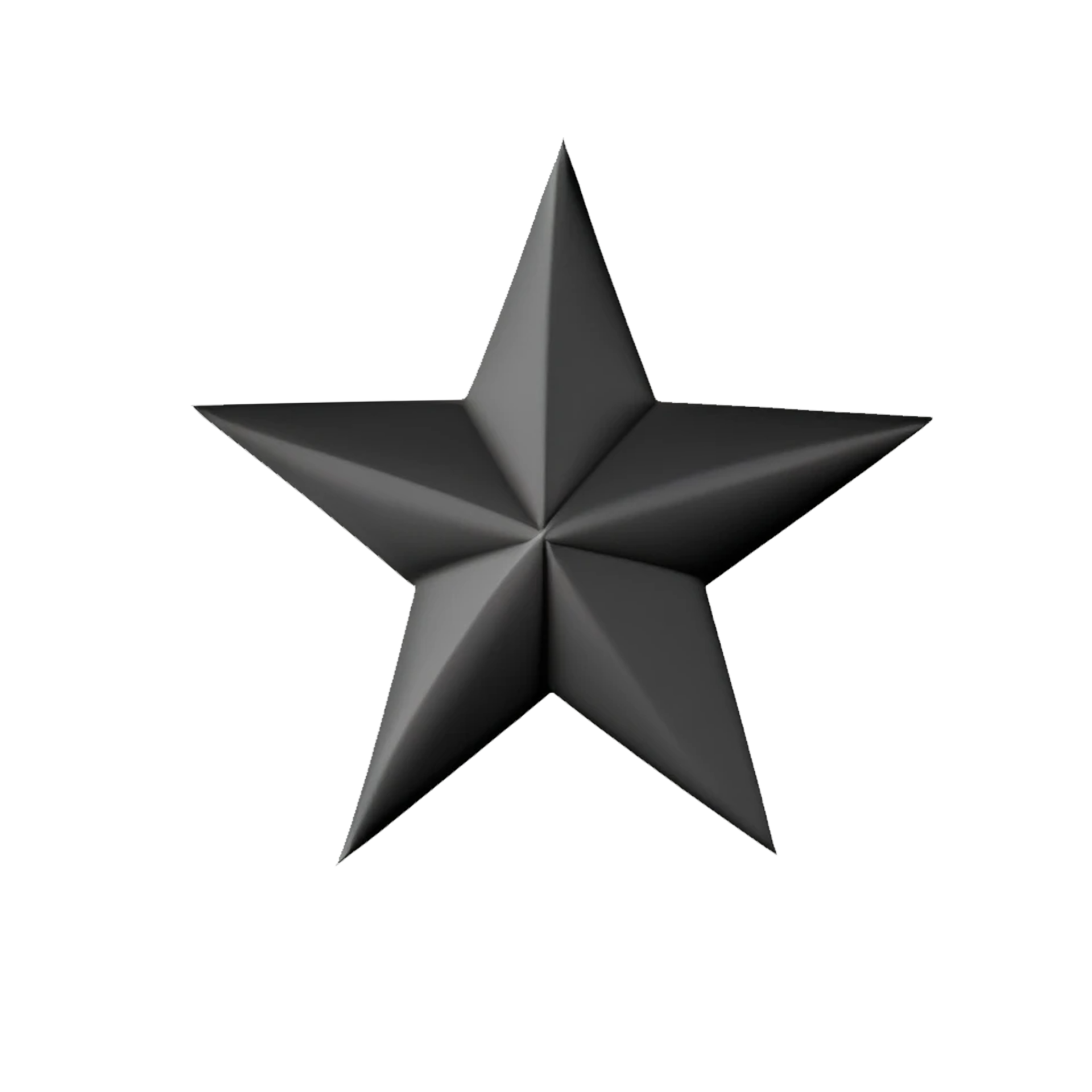 black star isolated on transparent background 21357777 PNG