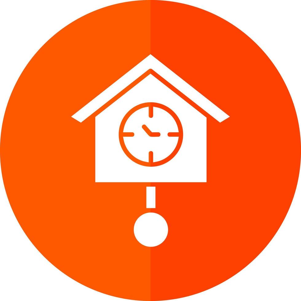 Cuckoo Clock Vector Icon Design