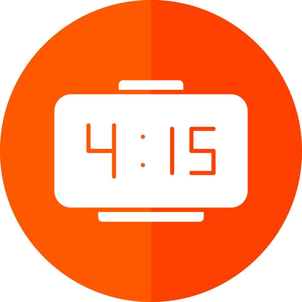 Digital Clock Vector Icon Design