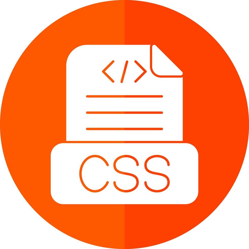 Css File Vector Icon Design