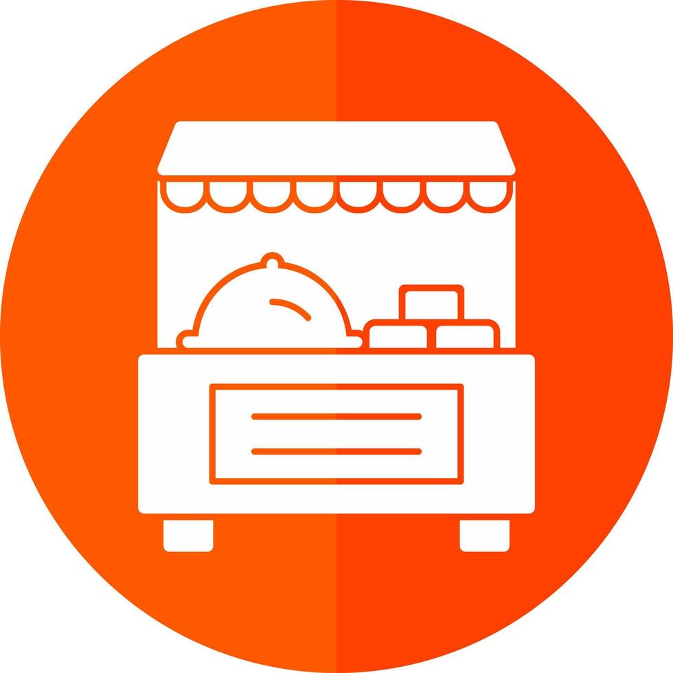 Food Stand Vector Icon Design