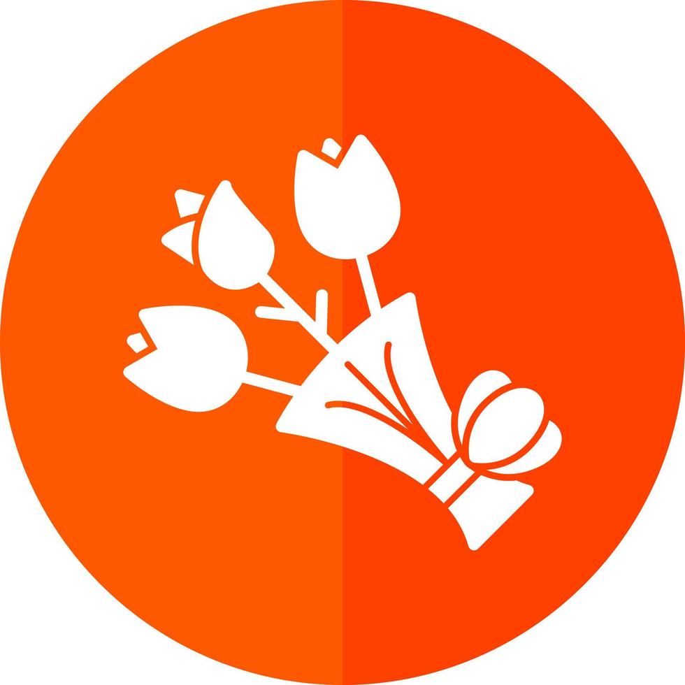 diseño de icono de vector de ramo de flores