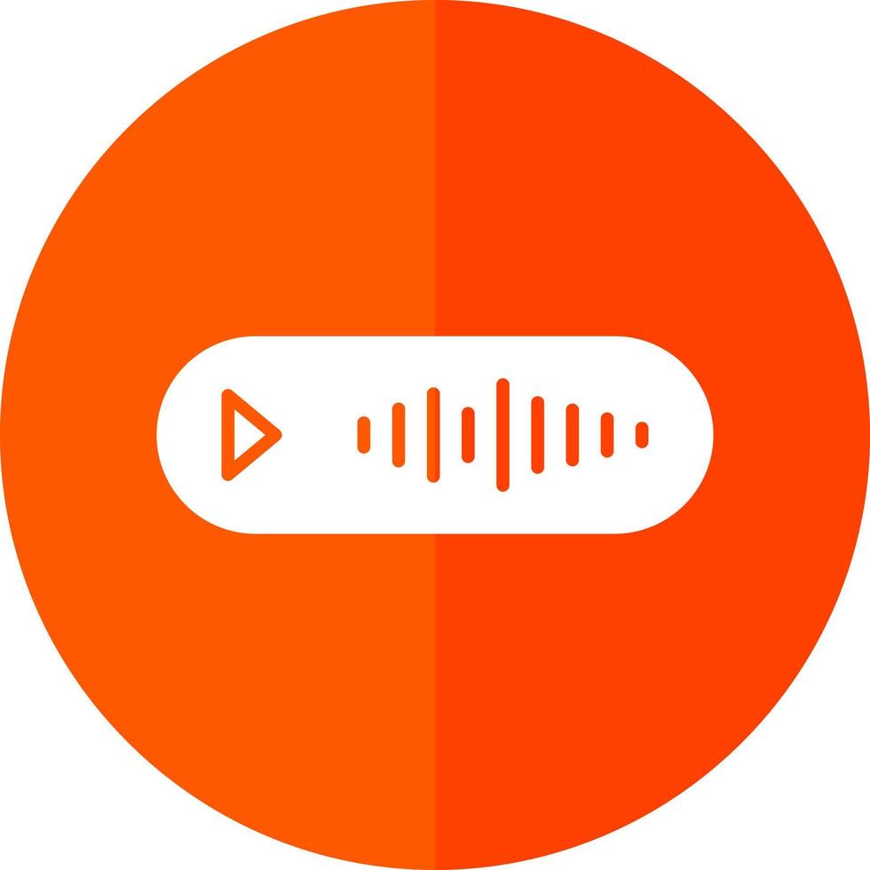 Voice Message Vector Icon Design