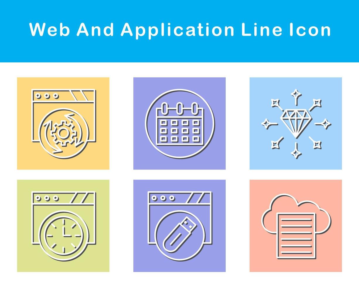 Web And Application Vector Icon Set