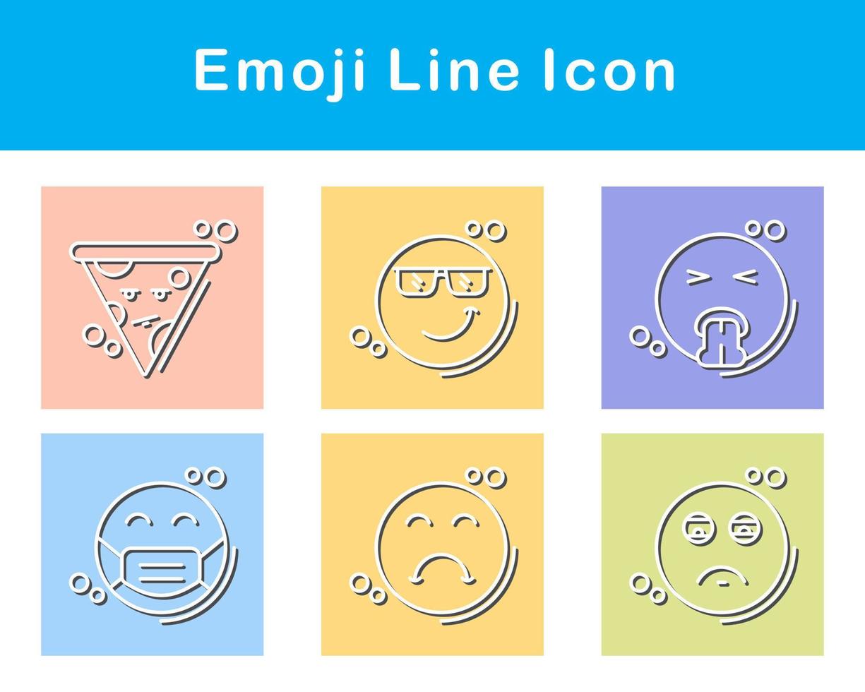 emoji vector icono conjunto