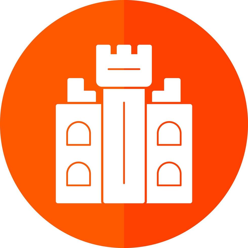 Castle Tower Vector Icon Design