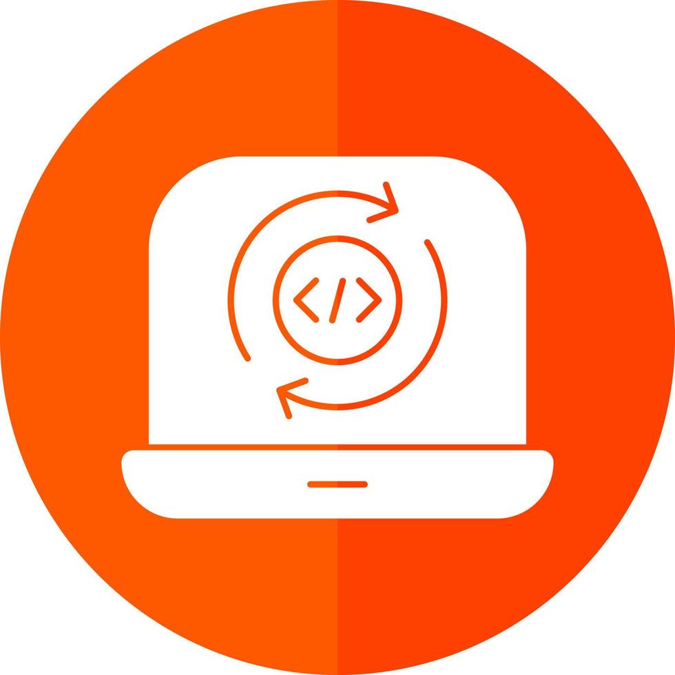 Programming Cycle Vector Icon Design