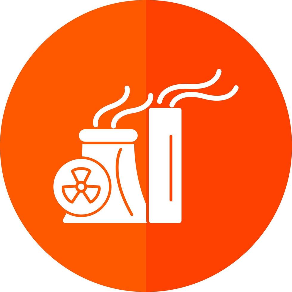 Nuclear Energy Vector Icon Design