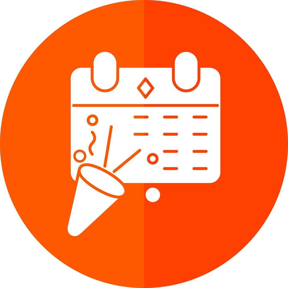 New Year Calendar Vector Icon Design