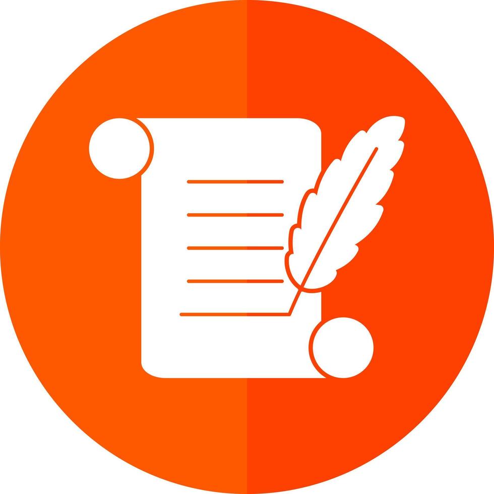 Scroll Paper Vector Icon Design