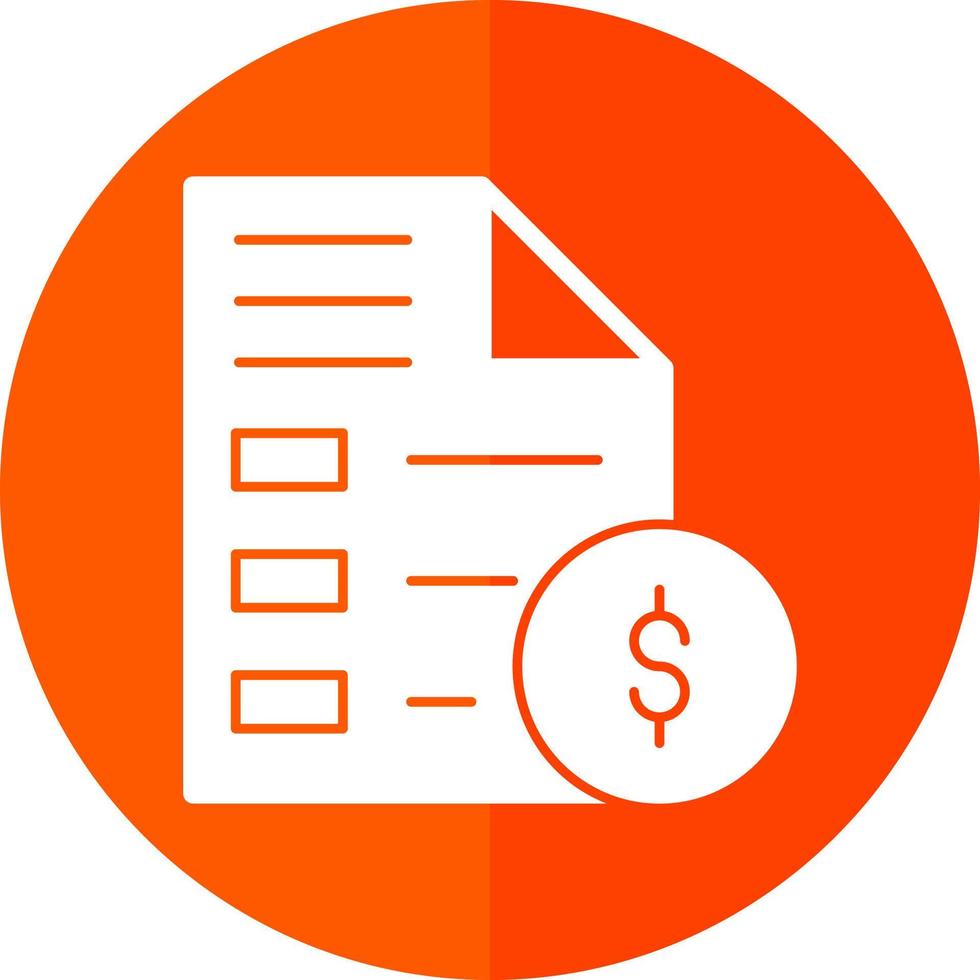 Invoice Vector Icon Design