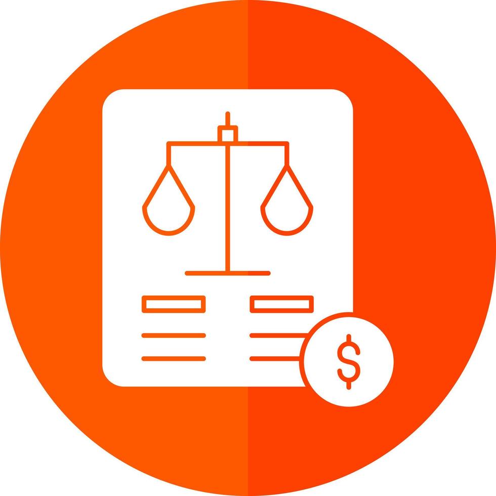 Balance Sheet Vector Icon Design