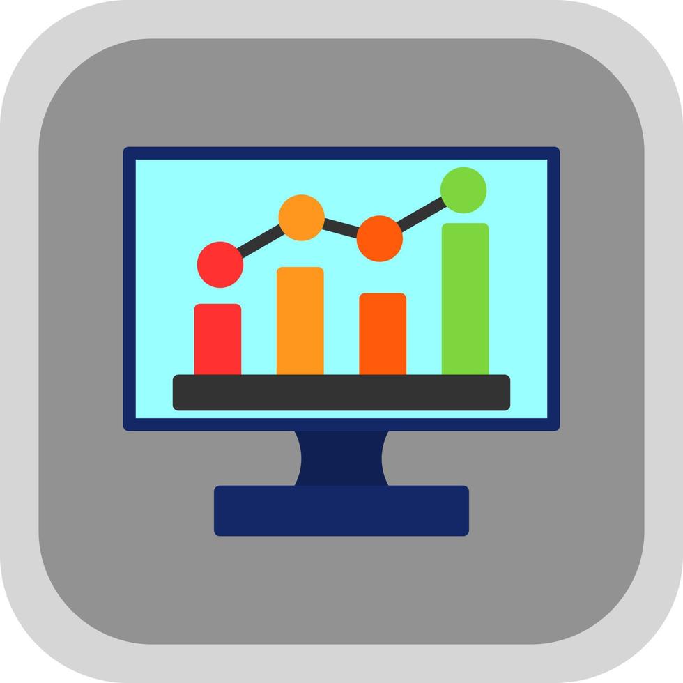 Monitoring Vector Icon Design