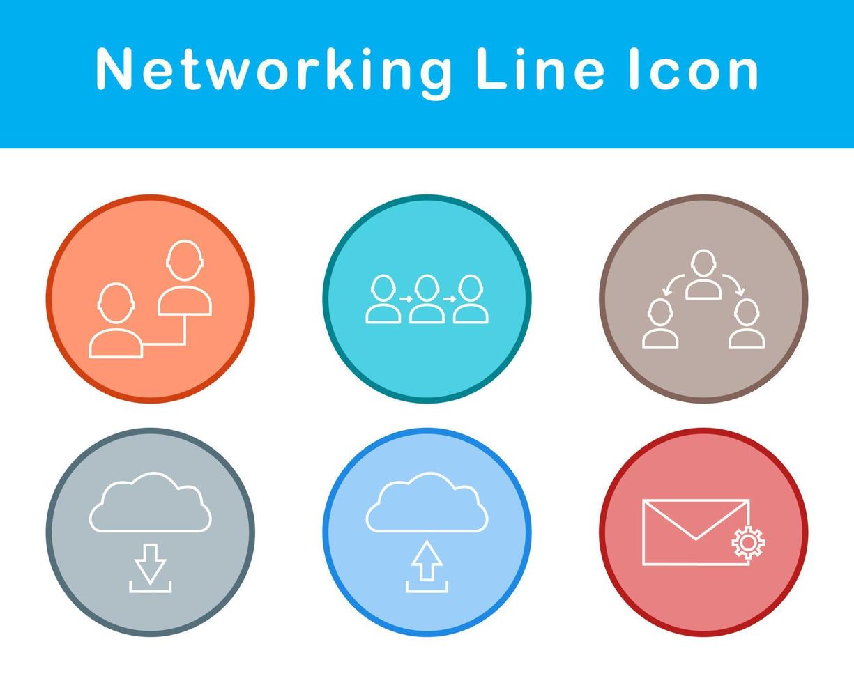 Networking Vector Icon Set 21358578 Vector Art at Vecteezy