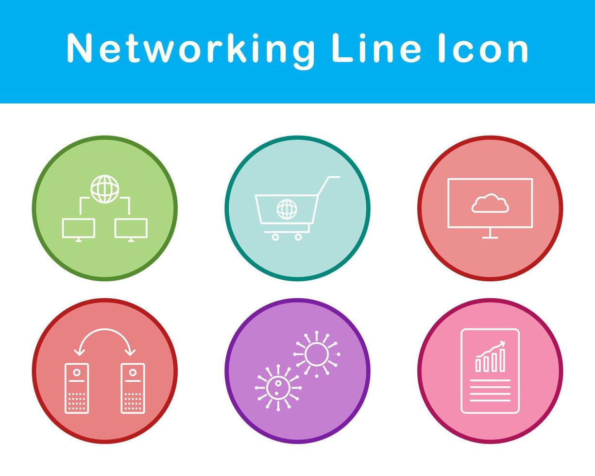 Networking Vector Icon Set