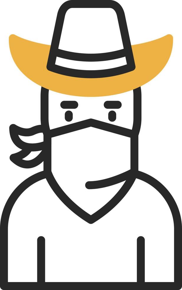 Bandit Vector Icon Design