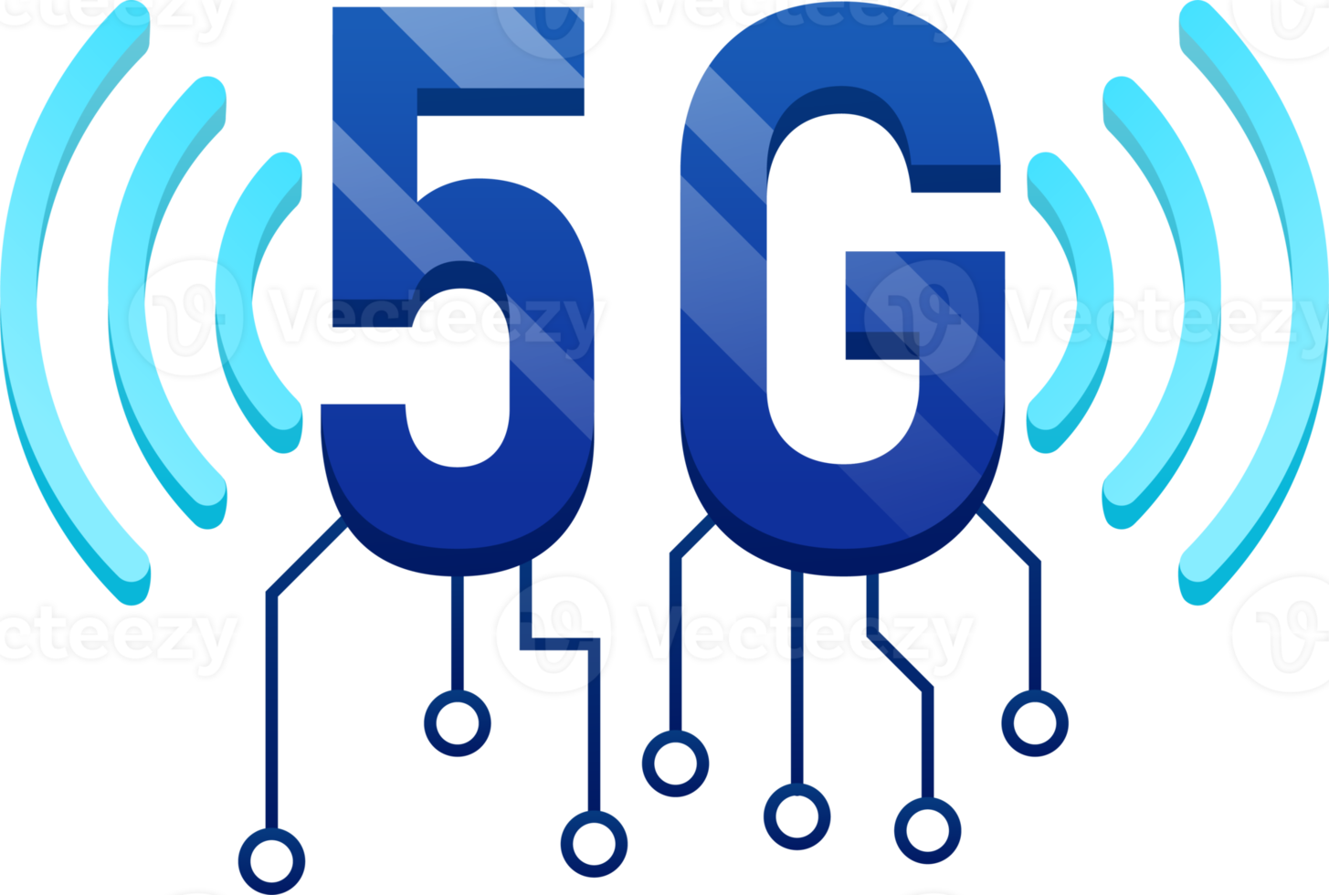 Móvel sem fio 5 ª geração tecnologia ícone elemento ilustração. 5g sem fio rede tecnologia conceito png