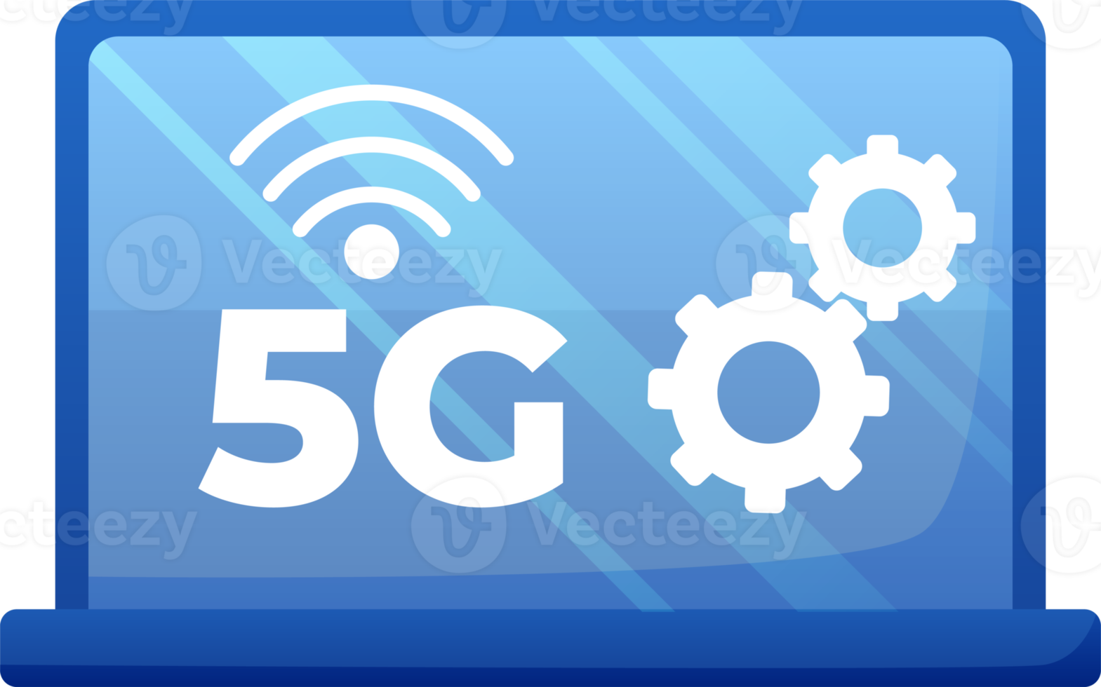 Mobile wireless 5th generation technology icon element illustration. 5G wireless network technology concept png