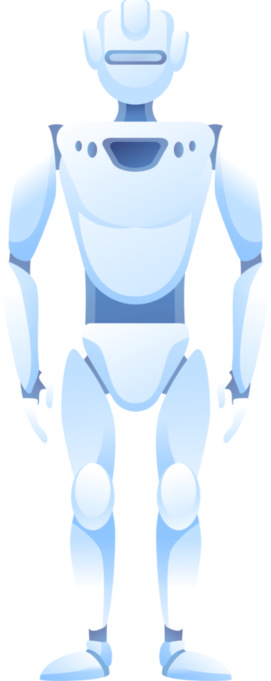 mignonne robot, chatbot, ai bot personnage conception illustration. ai La technologie et cyber personnage. futuriste La technologie un service et la communication artificiel intelligence concept png