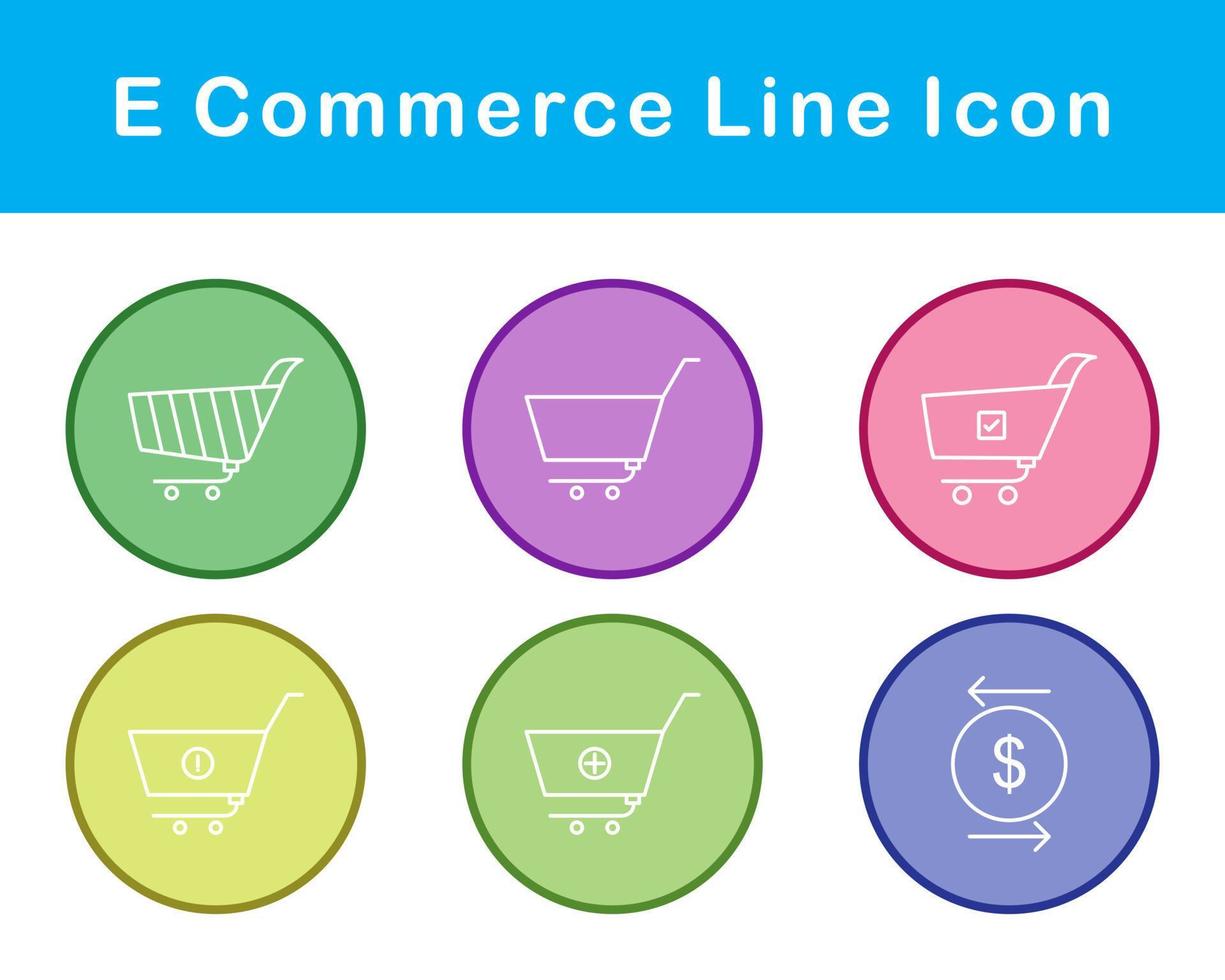 E Commerce Vector Icon Set