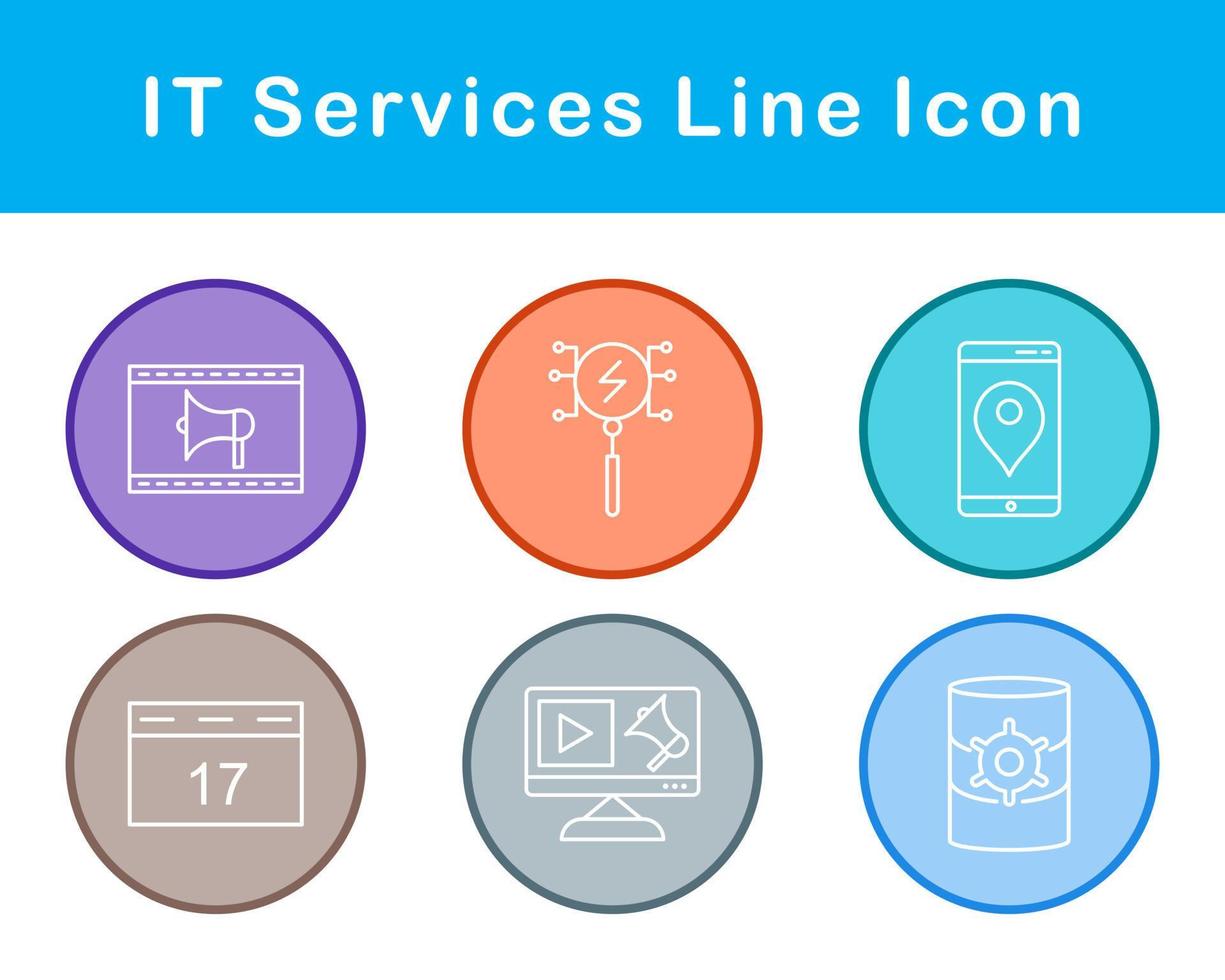 IT Services Vector Icon Set