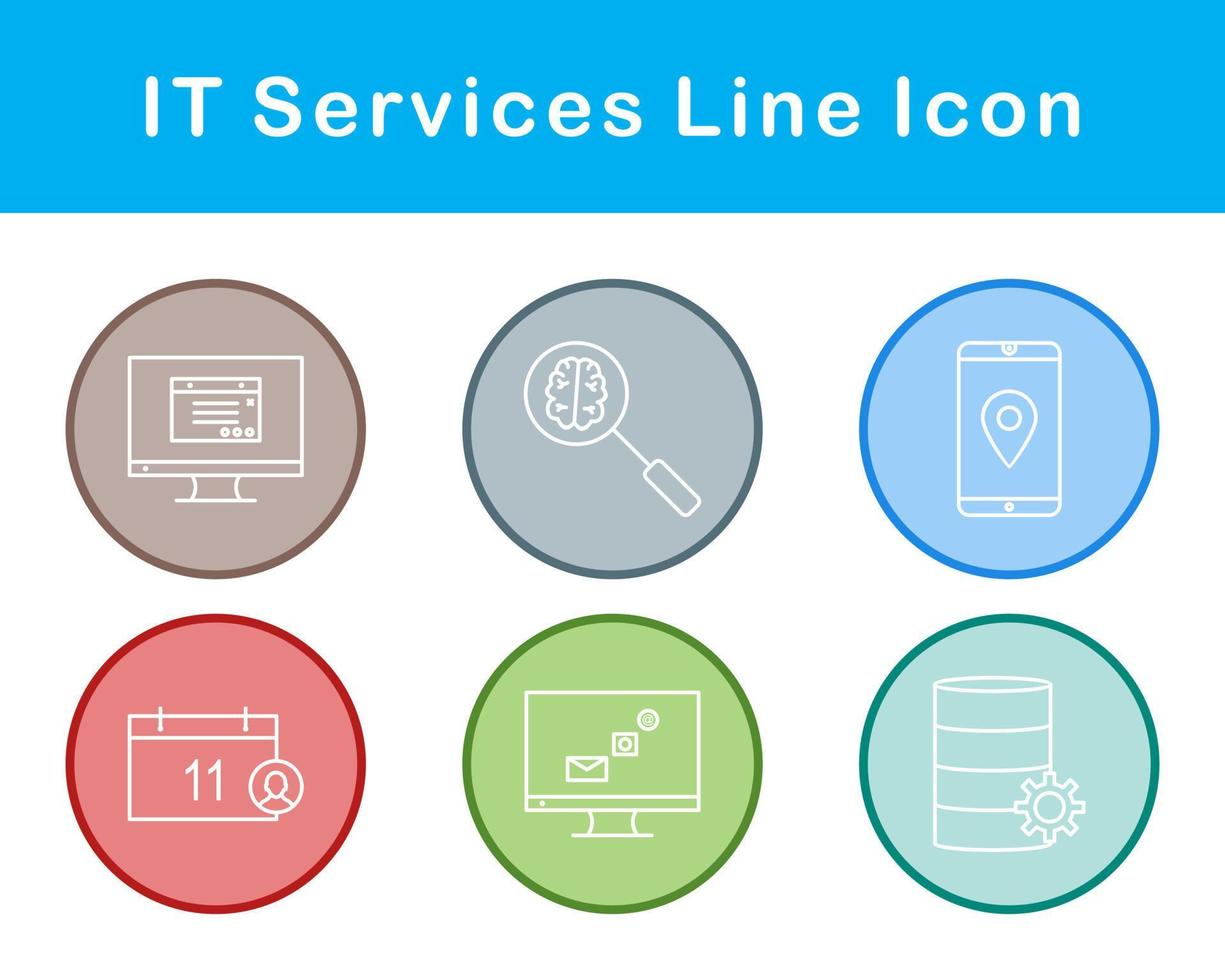 IT Services Vector Icon Set