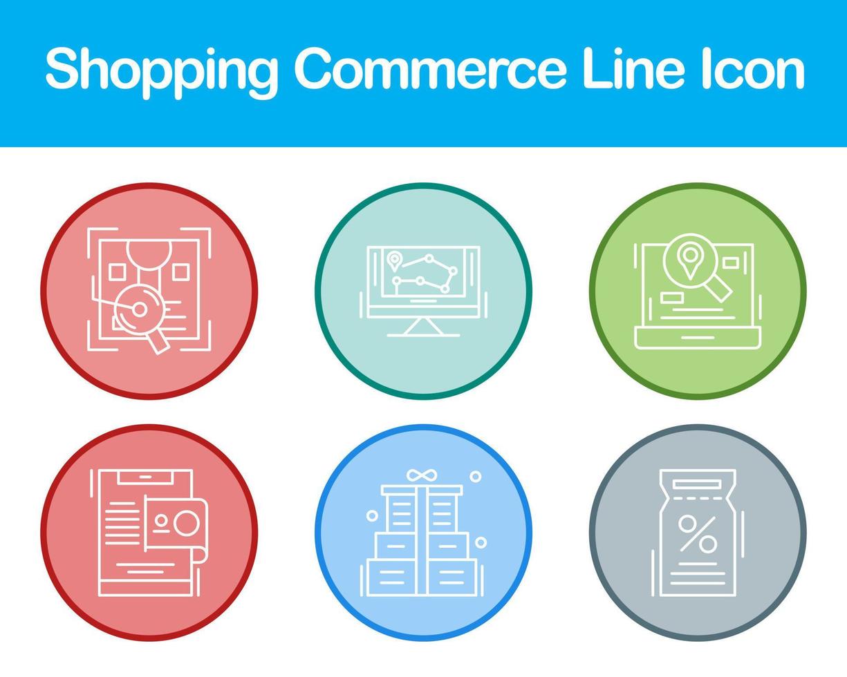 Shopping Commerce Vector Icon Set