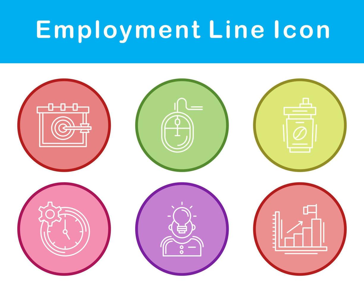 Employment Vector Icon Set