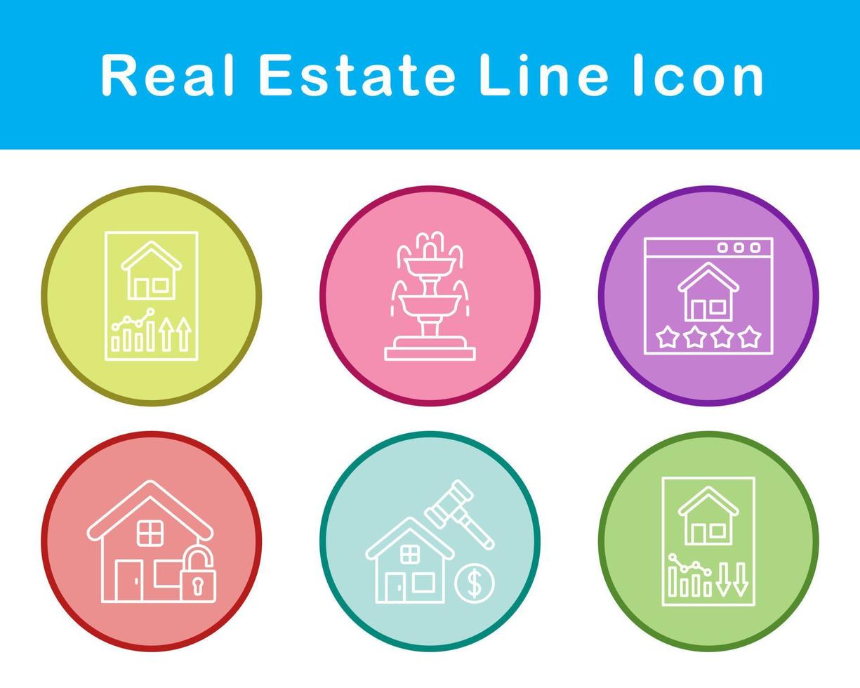 Real Estate Vector Icon Set