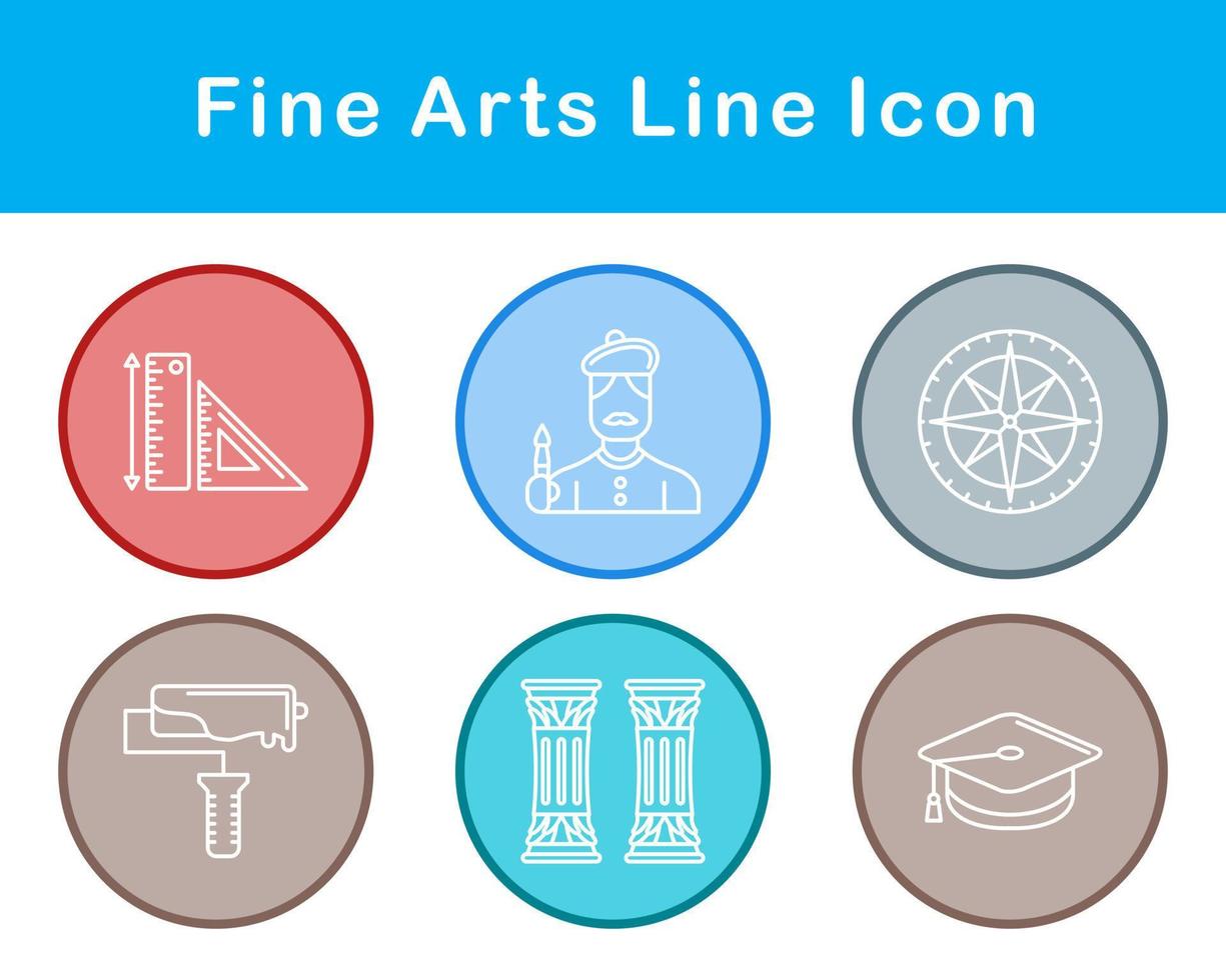 Fine Arts Vector Icon Set