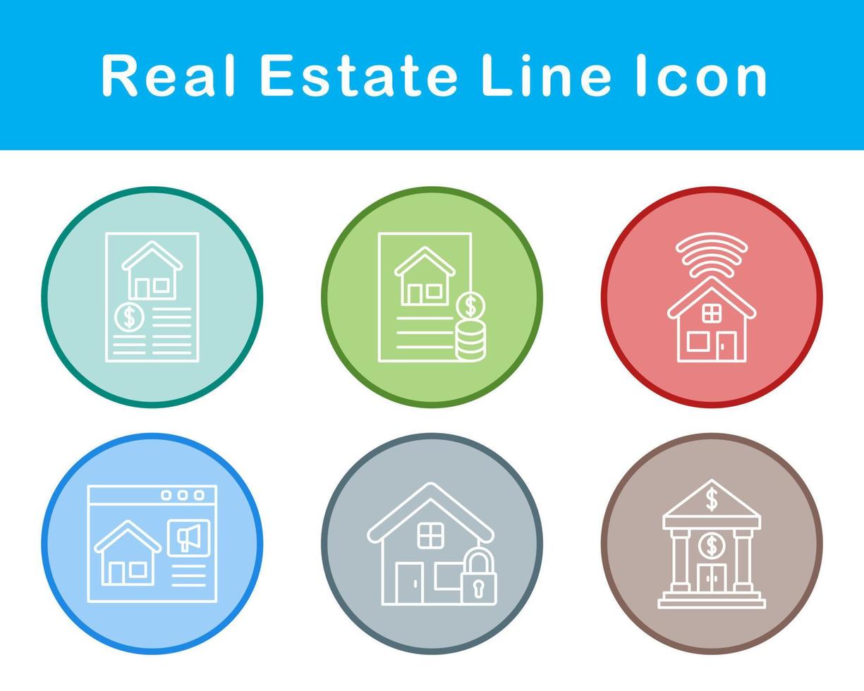 Real Estate Vector Icon Set