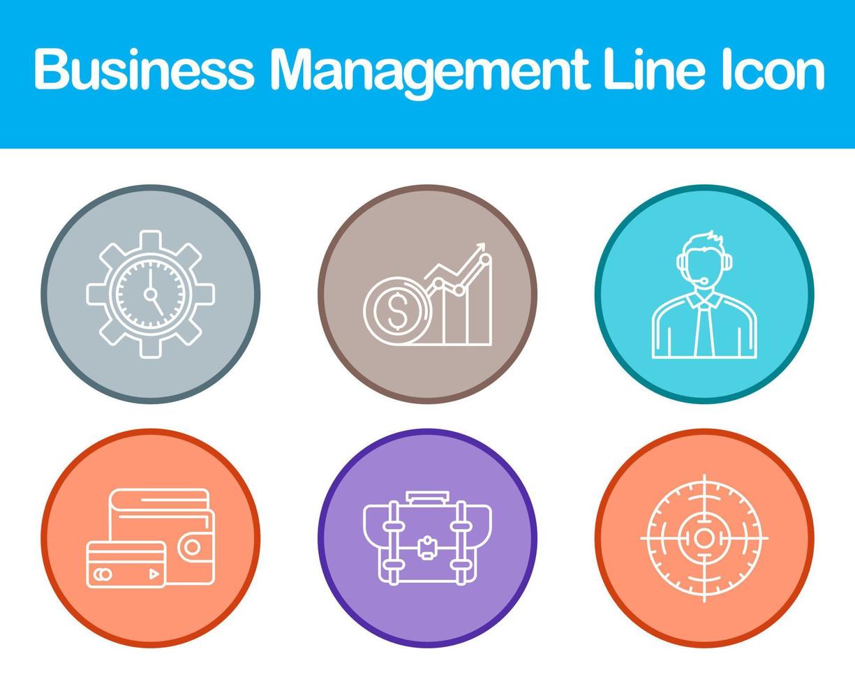 Business Management Vector Icon Set