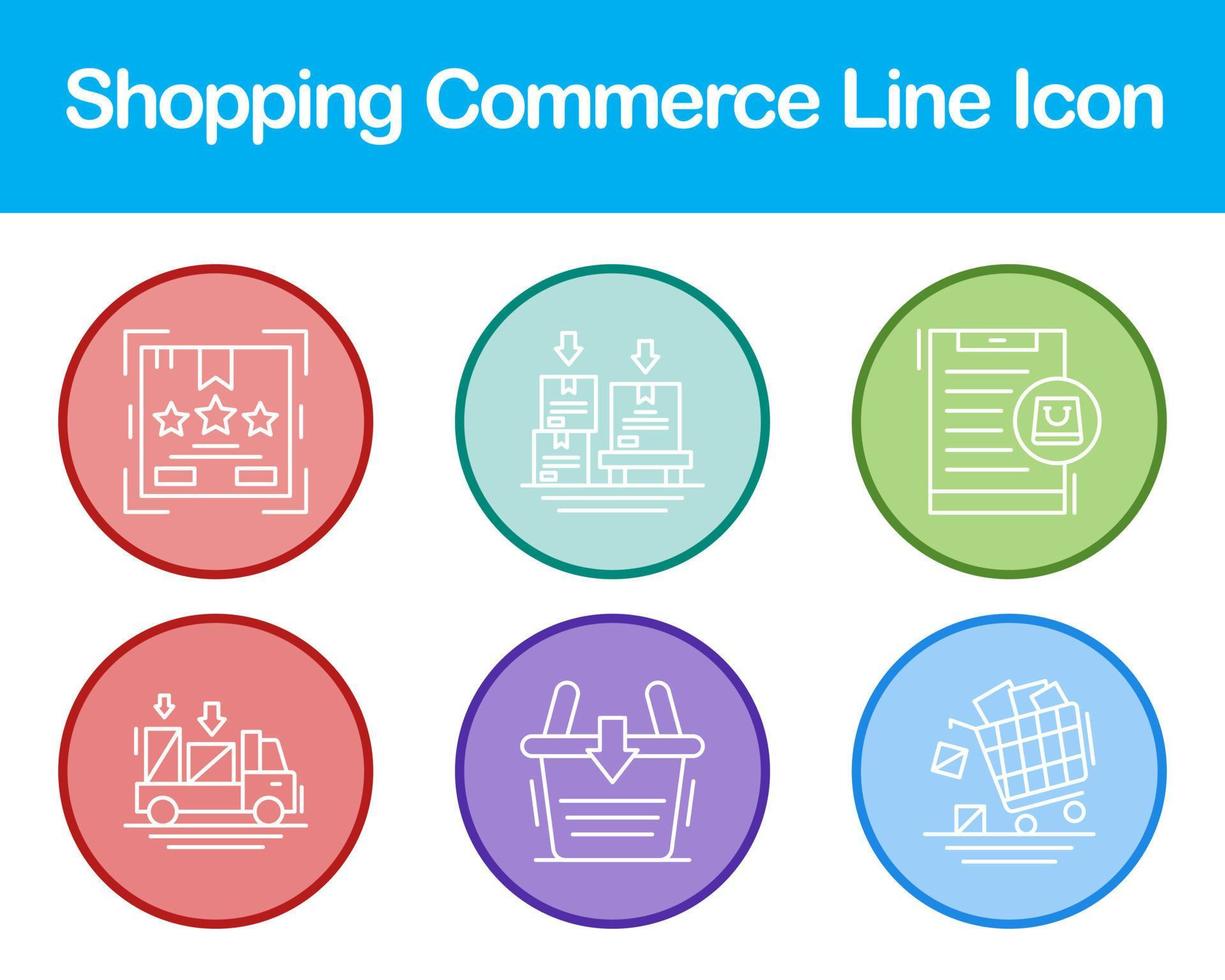 Shopping Commerce Vector Icon Set