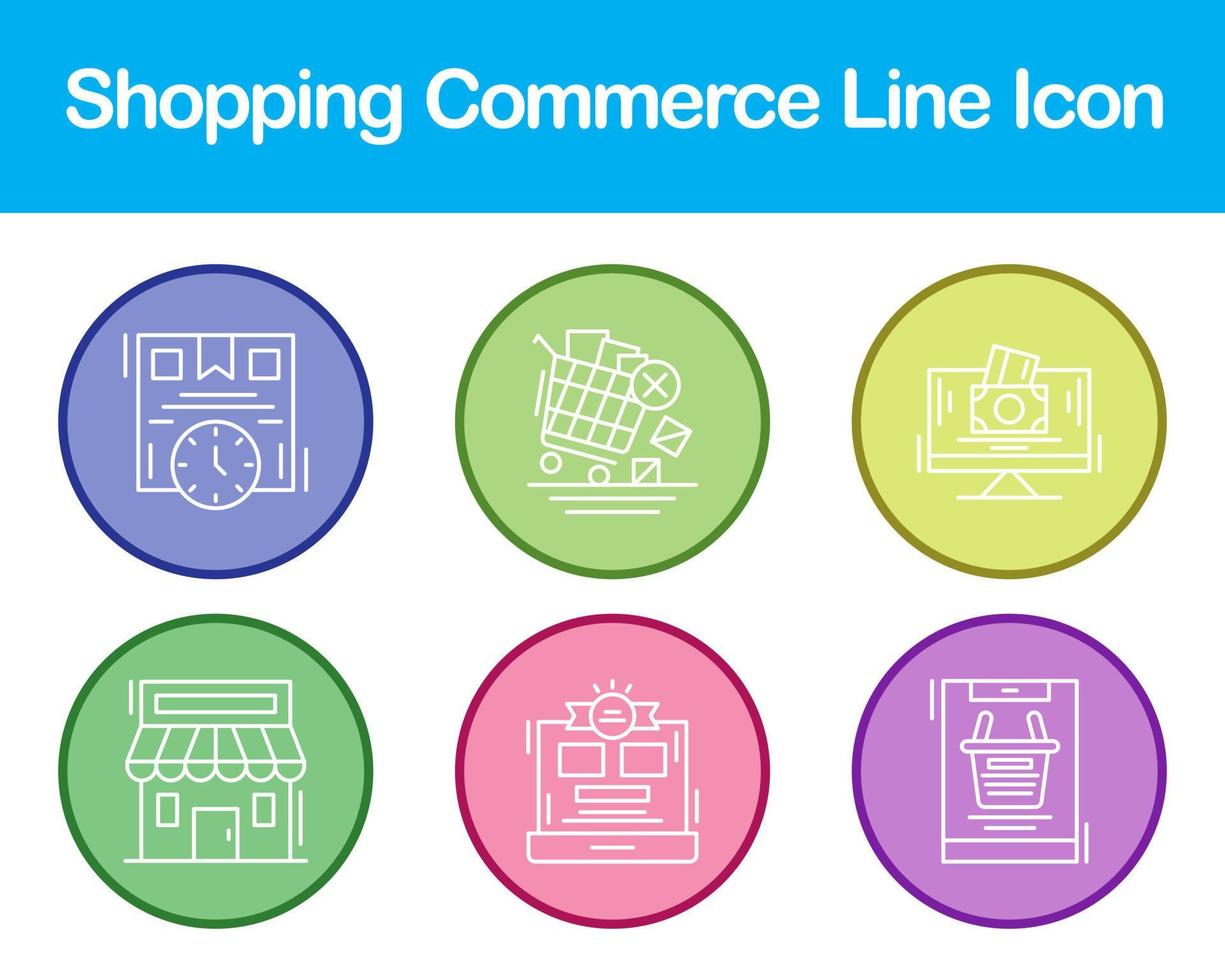 Shopping Commerce Vector Icon Set