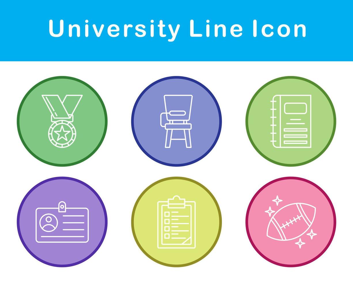 university Vector Icon Set