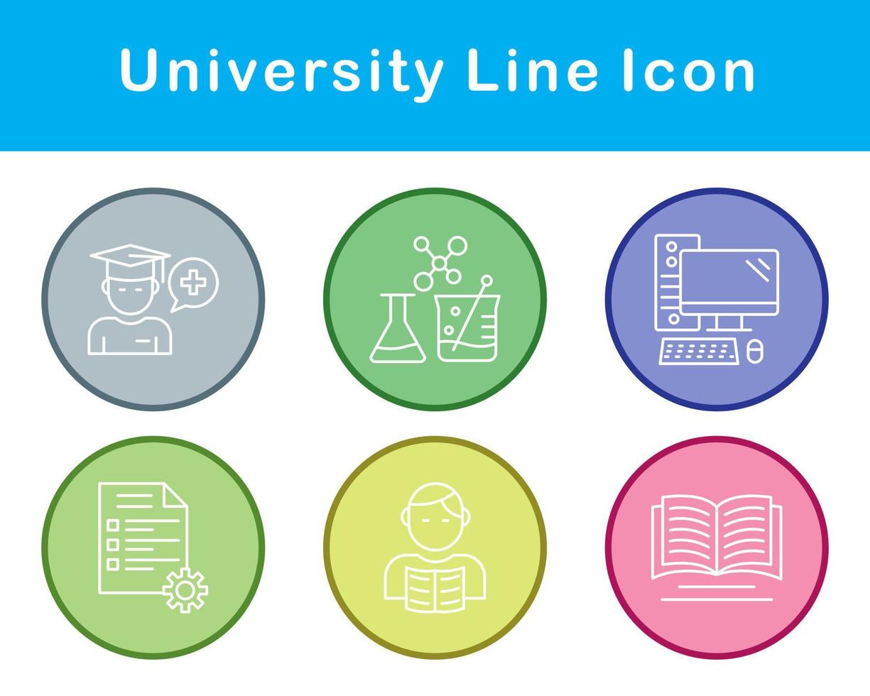 university Vector Icon Set