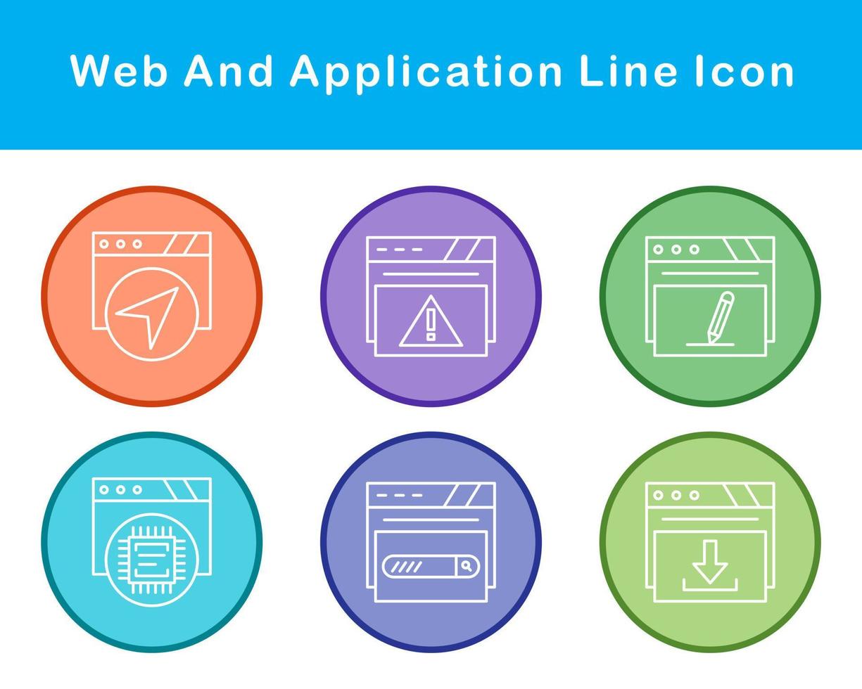 Web And Application Vector Icon Set