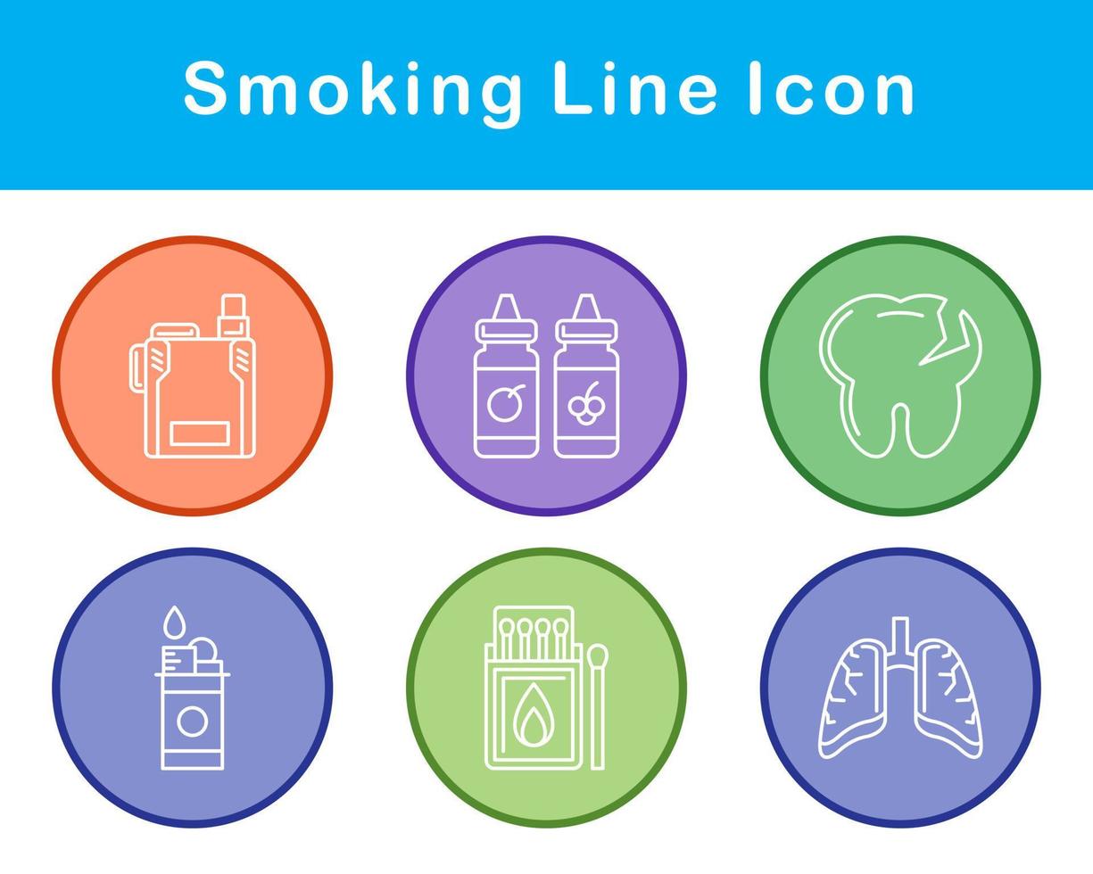 Smoking Vector Icon Set